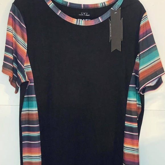 CRAZY TRAIN Western/Boho Top - Picture 2 of 7